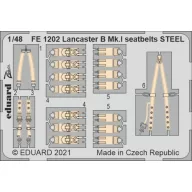   Eduard Accessory Lancaster B Mk.I seatbelts STEEL 1/48 for HKM 1:48 (FE1202)