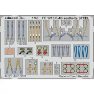  Eduard Accessory F-4B seatbelts STEEL 1/48 for TAMIYA 1:48 (FE1213)