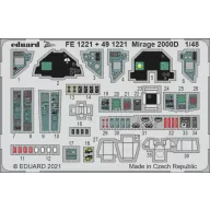 Eduard Accessory Mirage 2000D 1/48 KINETIC 1:48 (FE1221)