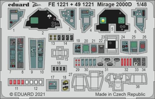 Eduard Mirage 2000D 1/48 KINETIC 1:48 (FE1221)