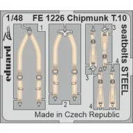   Eduard Accessory Chipmunk T.10 seatbelts STEEL for AIRFIX 1:48 (FE1226)