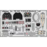 Eduard Accessory P-51D-20 Weekend for EDUARD 1:48 (FE1231)