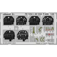 Eduard Accessory P-40N, for ACADEMY 1:48 (FE1234)