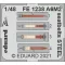 Eduard Accessory A6M2 seatbelts STEEL, for EDUARD 1:48 (FE1238)