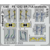   Eduard Accessory SR-71A seatbelts STEEL for REVELL 1:48 (FE1252)