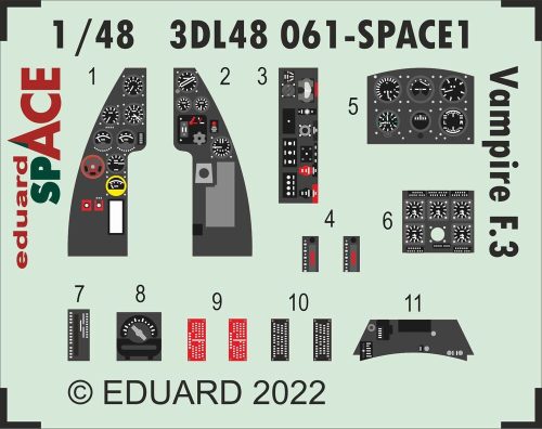 Eduard Z-526 seatbelts STEEL for EDUARD 1:48 (FE1256)