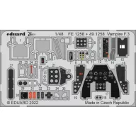 Eduard Accessory Vampire F.3 for AIRFIX 1:48 (FE1258)