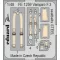 Eduard Accessory Vampire F.3 seatbelts STEEL for AIRFIX 1:48 (FE1259)
