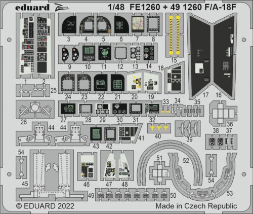 Eduard F/A-18F for HOBBY BOSS 1:48 (FE1260)