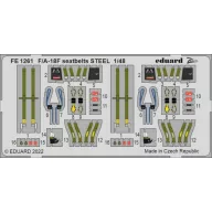   Eduard Accessory F/A-18F seatbelts STEEL for HOBBY BOSS 1:48 (FE1261)