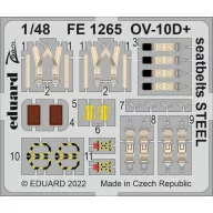   Eduard Accessory OV-10D+ seatbelts STEEL for ICM 1:48 (FE1265)
