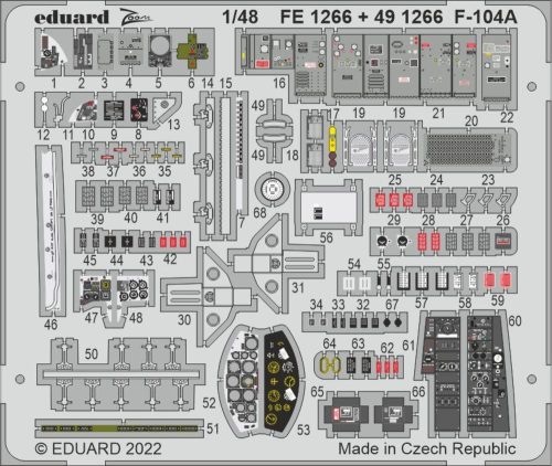 Eduard F-104A 1/48 1:48 (FE1266)