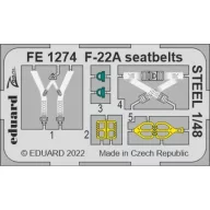 Eduard Accessory F-22A seatbelts STEEL 1/48 1:48 (FE1274)