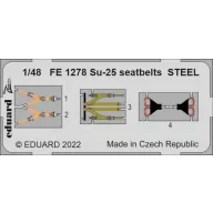Eduard Accessory Su-25 seatbelts STEEL 1/48 1:48 (FE1278)