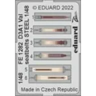 Eduard Accessory D3A1 Val seatbelts STEEL 1/48 1:48 (FE1282)