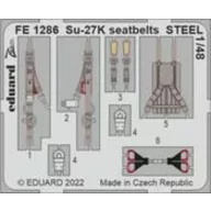 Eduard Accessory Su-27K seatbelts STEEL 1/48 1:48 (FE1286)