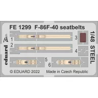 Eduard Accessory F-86F-40 seatbelts STEEL 1:48 (FE1299)