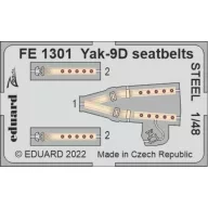 Eduard Accessory Yak-9D seatbelts STEEL 1:48 (FE1301)