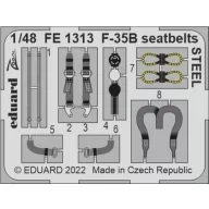   Eduard Accessory F-35B seatbelts STEEL for ITALERI 1:48 (FE1313)