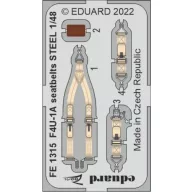   Eduard Accessory F4U-1A seatbelts STEEL for HOBBY BOSS 1:48 (FE1315)
