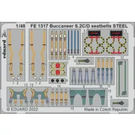   Eduard Accessory Buccaneer S.2C/D seatbelts STEEL for AIRFIX 1:48 (FE1317)