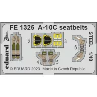   Eduard Accessory A-10C seatbelts STEEL for HOBBY BOSS 1:48 (FE1325)