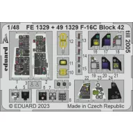   Eduard Accessory F-16C Block 42 till 2005 1/48 for KINETIC 1:48 (FE1329)