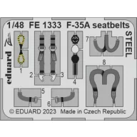   Eduard Accessory F-35A seatbelts STEEL 1/48 for TAMIYA 1:48 (FE1333)