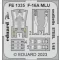 Eduard Accessory F-16A MLU seatbelts STEEL 1/48 KINETIC 1:48 (FE1335)