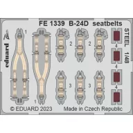   Eduard Accessory B-24D seatbelts STEEL 1/48 REVELL 1:48 (FE1339)