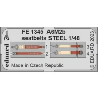   Eduard Accessory A6M2b seatbelts STEEL 1/48 ACADEMY 1:48 (FE1345)