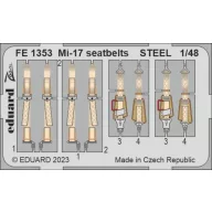 Eduard Accessory Mi-17 seatbelts STEEL 48 AMK 1:48 (FE1353)