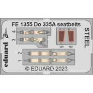   Eduard Accessory Do 335A seatbelts STEEL 1/48 TAMIYA 1:48 (FE1355)