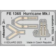   Eduard Accessory Hurricane Mk.I seatbelts STEEL 1/48 HOBBY BOSS 1:48 (FE1365)