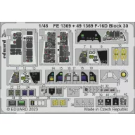 Eduard Accessory F-16D Block 30 1/48 KINETIC 1:48 (FE1369)