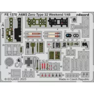   Eduard Accessory A6M3 Zero Type 32 Weekend 1/48 EDUARD 1:48 (FE1375)