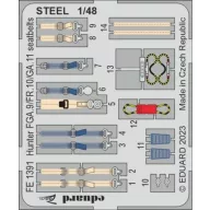   Eduard Accessory Hunter FGA.9/FR.10/GA.11 seatbelts STEEL  1/48 AIRFIX 1/48 (FE1391)