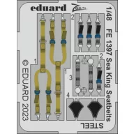   Eduard Accessory Sea King seatbelts STEEL 1/48 AIRFIX 1/48 (FE1397)