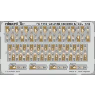 Eduard Accessory Go 244B seatbelts STEEL ICM 1:48 (FE1418)