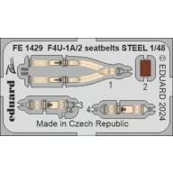   Eduard Accessory F4U-1A/2 seatbelts STEEL MAGIC FACTORY 1:48 (FE1429)
