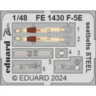   Eduard Accessory F-5E seatbelts STEEL AFV CLUB / EDUARD 1:48 (FE1430)