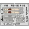 Eduard Accessory F-5E seatbelts STEEL AFV CLUB / EDUARD 1:48 (FE1430)
