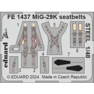   Eduard Accessory MiG-29K seatbelts STEEL HOBBY BOSS 1:48 (FE1437)