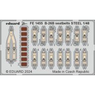   Eduard Accessory B-26B Marauder seatbelts STEEL ICM 1:48 (FE1455)