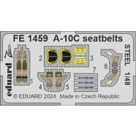 Eduard Accessory A-10C seatbelts STEEL 1:48 (FE1459)