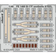 Eduard Accessory B-17F seatbelts STEEL 1:48 (FE1460)