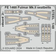 Eduard Accessory Fulmar Mk.II seatbelts STEEL 1:48 (FE1468)