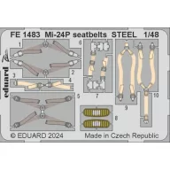 Eduard Accessory Mi-24P seatbelts STEEL 1:48 (FE1483)
