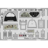 Eduard Accessory Bf 109E-3 HOBBY BOSS 1:48 (FE1501)