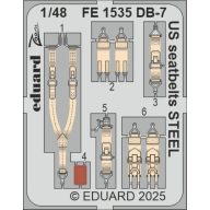   Eduard Accessory DB-7 Boston III US seatbelts STEEL HKM 1:48 (FE1535)